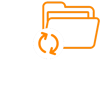 A file folder being continuously backed up A file folder being continuously backed up