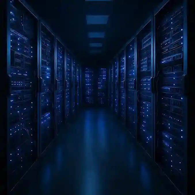 A modern server room filled with racks of high-per_11zon_11zon